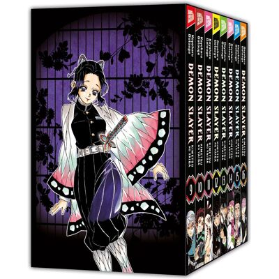 Manga Cult Demon Slayer - Kimetsu no Yaiba 9-16 mit Sammelschuber, Fiction de Koyoharu Gotouge - Publicité Manga Cult Demon Slayer - Kimetsu no Yaiba 9-16 mit Sammelschuber, Fiction de Koyoharu Gotouge - Publicité