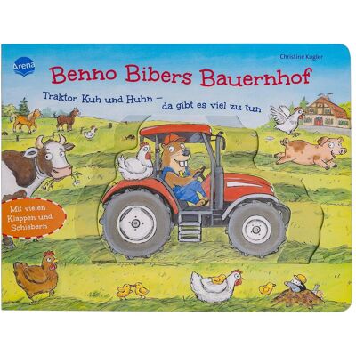 Arena Benno Bibers Bauernhof. Traktor, Kuh und Huhn – da gibt es viel zu tun, Livre pour enfants de Christine Kugler - Publicité Arena Benno Bibers Bauernhof. Traktor, Kuh und Huhn – da gibt es viel zu tun, Livre pour enfants de Christine Kugler - Publicité