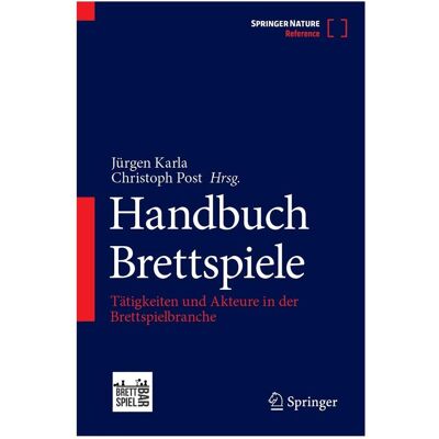 Springer Handbuch Brettspiele, Livres spécialisés de Jürgen Karla, Christoph Post - Publicité Springer Handbuch Brettspiele, Livres spécialisés de Jürgen Karla, Christoph Post - Publicité
