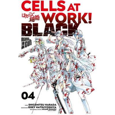 Manga Cult Harada:Cells at Work! BLACK 4, Fiction de Shimizu Akane, Harada Shigemitsu, Shigemitsu Harada, Ikuta Hatsuya - Publicité Manga Cult Harada:Cells at Work! BLACK 4, Fiction de Shimizu Akane, Harada Shigemitsu, Shigemitsu Harada, Ikuta Hatsuya - Publicité