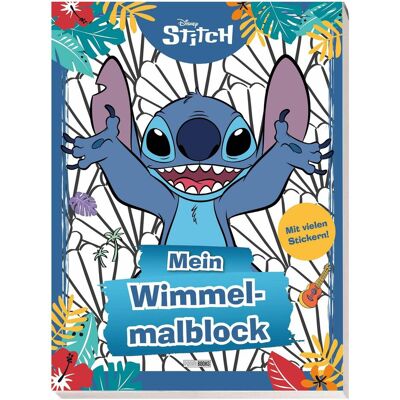 Panini Disney Stitch: Mein Wimmelmalblock - Publicité Panini Disney Stitch: Mein Wimmelmalblock - Publicité