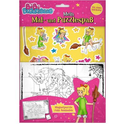 Panini Bibi Blocksberg : mon plaisir de colorier et de faire des puzzles (8 pièces) - Publicité Panini Bibi Blocksberg : mon plaisir de colorier et de faire des puzzles (8 pièces) - Publicité