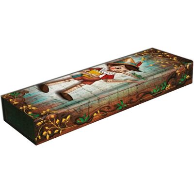 Paperblanks, Trousse, Étuis à crayons Accessoires Carlo Collodi, Pinocchio - Publicité Paperblanks, Trousse, Étuis à crayons Accessoires Carlo Collodi, Pinocchio - Publicité