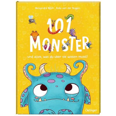 Oetinger 101 Monster und alles, was du über sie wissen musst!, Livre pour enfants de Alexandra Helm, Ruby van der Bogen - Publicité Oetinger 101 Monster und alles, was du über sie wissen musst!, Livre pour enfants de Alexandra Helm, Ruby van der Bogen - Publicité