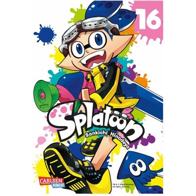 Carlsen Splatoon 16, Fiction de Hiro Yamada, Sankichi Hinodeya - Publicité Carlsen Splatoon 16, Fiction de Hiro Yamada, Sankichi Hinodeya - Publicité