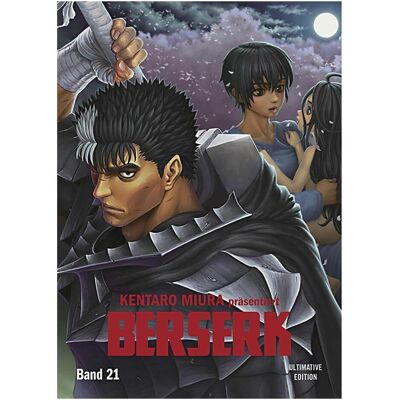 Panini Berserk: Ultimative Edition 21, Fiction de John Schmitt-Weigand, Kouji Mori, Kentaro Miura, Studio Gaga - Publicité Panini Berserk: Ultimative Edition 21, Fiction de John Schmitt-Weigand, Kouji Mori, Kentaro Miura, Studio Gaga - Publicité
