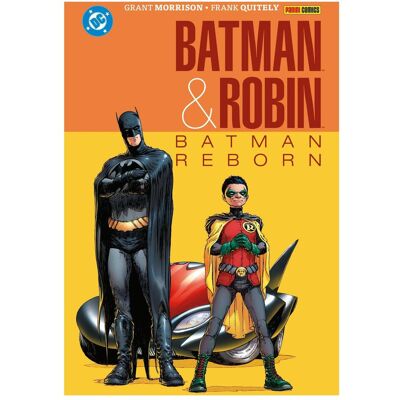 Panini Batman & Robin: Batman Reborn (Pocket Edition), Fiction de Grant Morrison, Frank Quitely, Philip Tan, Jonathan Glapion, Steve Kups - Publicité Panini Batman & Robin: Batman Reborn (Pocket Edition), Fiction de Grant Morrison, Frank Quitely, Philip Tan, Jonathan Glapion, Steve Kups - Publicité