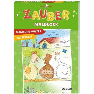 Tessloff Zaubermalblock. Magische Muster. Bauernhof - Publicité Tessloff Zaubermalblock. Magische Muster. Bauernhof - Publicité