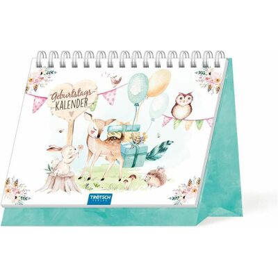 Trötsch, Calendrier + agenda, Calendrier à poser Calendrier d'anniversaire Amis de la forêt - Publicité Trötsch, Calendrier + agenda, Calendrier à poser Calendrier d'anniversaire Amis de la forêt - Publicité