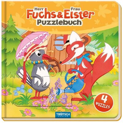 Trötsch Notre marchand de sable livre de puzzle avec 4 puzzles renard et pie - Publicité Trötsch Notre marchand de sable livre de puzzle avec 4 puzzles renard et pie - Publicité