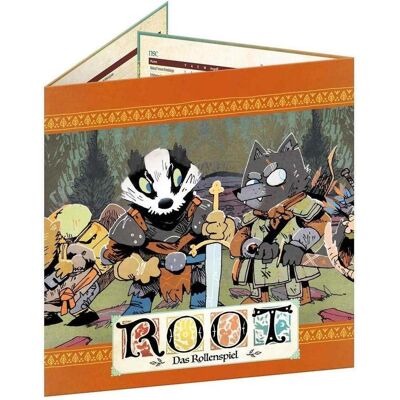 Pegasus Root - Das Rollenspiel: Spielleitungsschirm-Set (Allemand) - Publicité Pegasus Root - Das Rollenspiel: Spielleitungsschirm-Set (Allemand) - Publicité