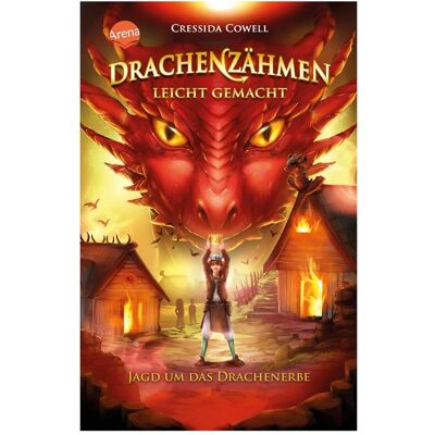 Arena Drachenzähmen leicht gemacht (9). Jagd um das Drachenerbe, Livre pour enfants de Karlheinz Dürr, Clara Vath, Cressida Cowell - Publicité Arena Drachenzähmen leicht gemacht (9). Jagd um das Drachenerbe, Livre pour enfants de Karlheinz Dürr, Clara Vath, Cressida Cowell - Publicité