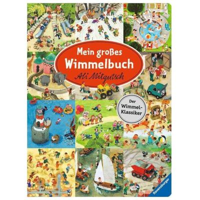 Ravensburger Mein grosses Wimmelbuch, Livre pour enfants de Ali Mitgutsch - Publicité Ravensburger Mein grosses Wimmelbuch, Livre pour enfants de Ali Mitgutsch - Publicité