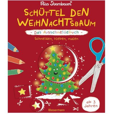 Bassermann Schüttel den Weihnachtsbaum - Das Ausschneidebuch. Schneiden, kleben, malen für Kinder ab 3 Jahren - Publicité Bassermann Schüttel den Weihnachtsbaum - Das Ausschneidebuch. Schneiden, kleben, malen für Kinder ab 3 Jahren - Publicité
