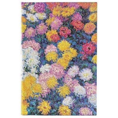 Paperblanks, Cahier + bloc-notes, Carnet de notes PB Midi Monets Chrysant.dotted (MIDI, Couverture rigide) - Publicité Paperblanks, Cahier + bloc-notes, Carnet de notes PB Midi Monets Chrysant.dotted (MIDI, Couverture rigide) - Publicité