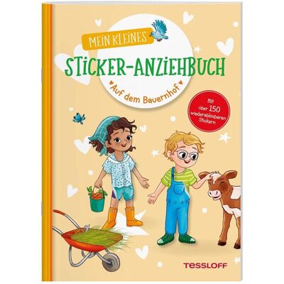 Tessloff Mein kleines Sticker-Anziehbuch. Auf dem Bauernhof, Livre pour enfants de Glacière Anna-Lena, Julia Reindl - Publicité Tessloff Mein kleines Sticker-Anziehbuch. Auf dem Bauernhof, Livre pour enfants de Glacière Anna-Lena, Julia Reindl - Publicité