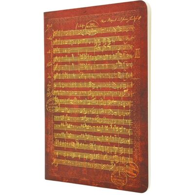 Paperblanks, Cahier + bloc-notes, Cahiers - Mozart, La Chasse - A5 - Ligné (A5, À rayures, Couverture rigide) - Publicité Paperblanks, Cahier + bloc-notes, Cahiers - Mozart, La Chasse - A5 - Ligné (A5, À rayures, Couverture rigide) - Publicité