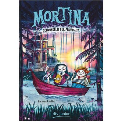DTV Mortina – Schwindelei zur Ferienzeit, Livre pour enfants de Barbara Cantini - Publicité DTV Mortina – Schwindelei zur Ferienzeit, Livre pour enfants de Barbara Cantini - Publicité