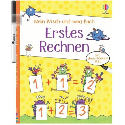 Usborne Publishing Mein Wisch-und-weg-Buch: Erstes Rechnen, Livre pour enfants de Jessica Greenwell., Kimberley Scott - Publicité Usborne Publishing Mein Wisch-und-weg-Buch: Erstes Rechnen, Livre pour enfants de Jessica Greenwell., Kimberley Scott - Publicité