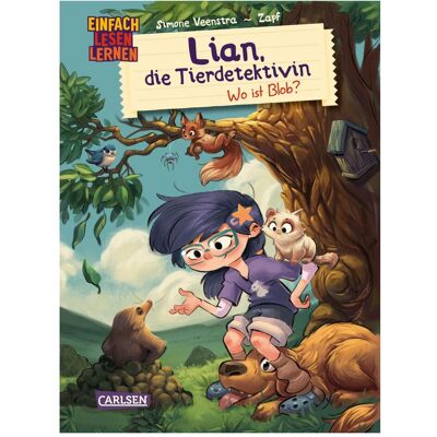 Carlsen Lian, die Tierdetektivin 2: Wo ist Blob?, Livre pour enfants de Simone Veenstra - Publicité Carlsen Lian, die Tierdetektivin 2: Wo ist Blob?, Livre pour enfants de Simone Veenstra - Publicité