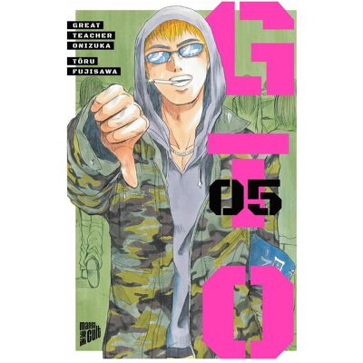 Manga Cult GTO: Great Teacher Onizuka 5, Fiction de Tôru Fujisawa, Sascha Mandler - Publicité Manga Cult GTO: Great Teacher Onizuka 5, Fiction de Tôru Fujisawa, Sascha Mandler - Publicité