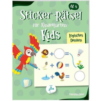 Tessloff, Autocollants, Casse-tête autocollants pour les enfants de maternelle. Pensée logique - Publicité Tessloff, Autocollants, Casse-tête autocollants pour les enfants de maternelle. Pensée logique - Publicité