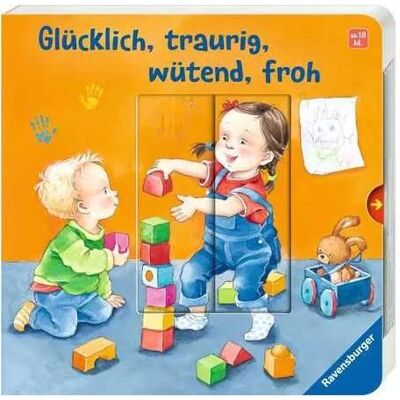 Ravensburger, Livres pour bébé, Glücklich, traurig, wütend, froh (Allemand) - Publicité Ravensburger, Livres pour bébé, Glücklich, traurig, wütend, froh (Allemand) - Publicité