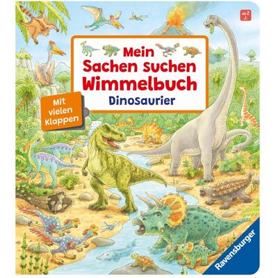 Ravensburger, Livres pour bébé, Mein Sachen suchen Wimmelbuch: Dinosaurier (Allemand) - Publicité Ravensburger, Livres pour bébé, Mein Sachen suchen Wimmelbuch: Dinosaurier (Allemand) - Publicité