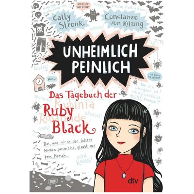 DTV Unheimlich peinlich – Das Tagebuch der Ruby Black, Livre pour enfants de Cally Stronk - Publicité DTV Unheimlich peinlich – Das Tagebuch der Ruby Black, Livre pour enfants de Cally Stronk - Publicité