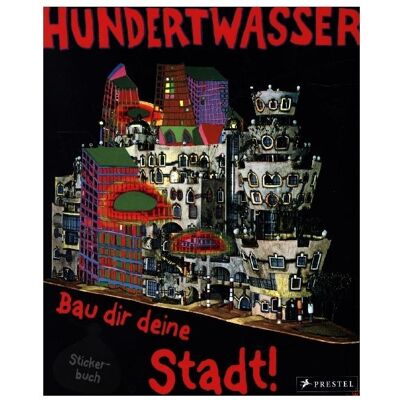 Prestel, Autocollants, Hundertwasser - Bau dir deine Stadt! - Publicité Prestel, Autocollants, Hundertwasser - Bau dir deine Stadt! - Publicité