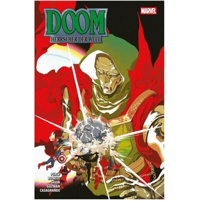 Panini Percy:Doom: Herrscher der Welt Sonderba, Fiction de Benjamin Percy., Geoff Shaw, Puits de Rowell arc-en-ciel, Elena Casagrande, Gabriel Guzman, Roberta Ingranata, Lee Ferguson, Bernd Kronsbein - Publicité Panini Percy:Doom: Herrscher der Welt Sonderba, Fiction de Benjamin Percy., Geoff Shaw, Puits de Rowell arc-en-ciel, Elena Casagrande, Gabriel Guzman, Roberta Ingranata, Lee Ferguson, Bernd Kronsbein - Publicité