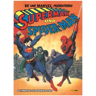 Panini Crossover-Klassiker: Superman und Spider-Man, Fiction de John Buscema, Jim Shooter, Divers - Publicité Panini Crossover-Klassiker: Superman und Spider-Man, Fiction de John Buscema, Jim Shooter, Divers - Publicité