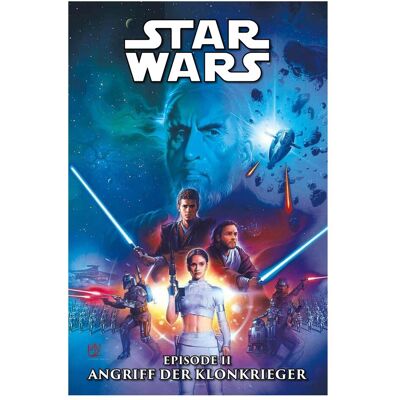 Panini Star Wars: Movie Collection - Episode 2: Angriff der Klonkrieger, Fiction de Henry Gilroy, Jan Duursema, George Lucas - Publicité Panini Star Wars: Movie Collection - Episode 2: Angriff der Klonkrieger, Fiction de Henry Gilroy, Jan Duursema, George Lucas - Publicité