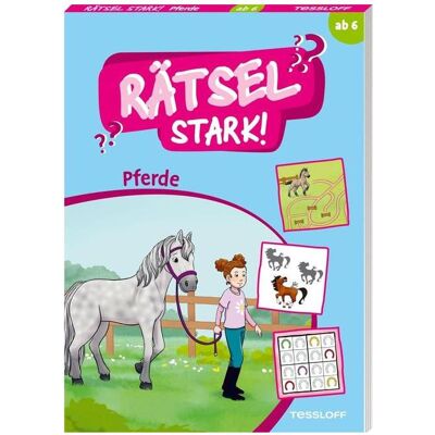 Tessloff Rätselstark. Pferde, Livre pour enfants de Betty van Bonn - Publicité Tessloff Rätselstark. Pferde, Livre pour enfants de Betty van Bonn - Publicité