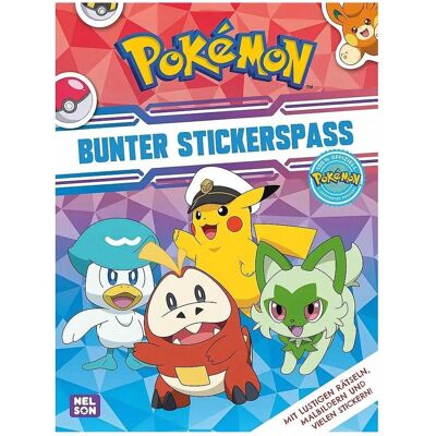 Nelson, Autocollants, Pokémon Activity-Buch: Bunter Stickerspass - Publicité Nelson, Autocollants, Pokémon Activity-Buch: Bunter Stickerspass - Publicité