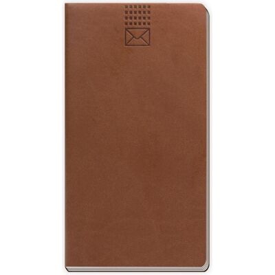 Trötsch, Cahier + bloc-notes, Carnet d'adresses Soft Touch Slim Brau (8 x 15 cm, Couverture souple) - Publicité Trötsch, Cahier + bloc-notes, Carnet d'adresses Soft Touch Slim Brau (8 x 15 cm, Couverture souple) - Publicité