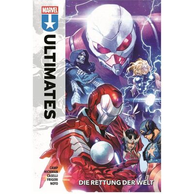 Panini Ultimates, Fiction de Jonathan Hickman, Phil Noto, Stefano Caselli, Juan Frigeri, Deniz Camp - Publicité Panini Ultimates, Fiction de Jonathan Hickman, Phil Noto, Stefano Caselli, Juan Frigeri, Deniz Camp - Publicité