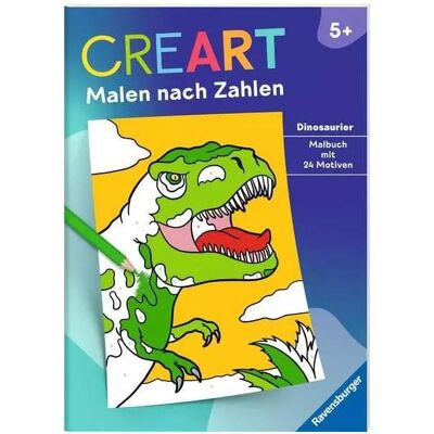 Ravensburger CreArt Peinture par numéros : Dinosaures - Publicité Ravensburger CreArt Peinture par numéros : Dinosaures - Publicité