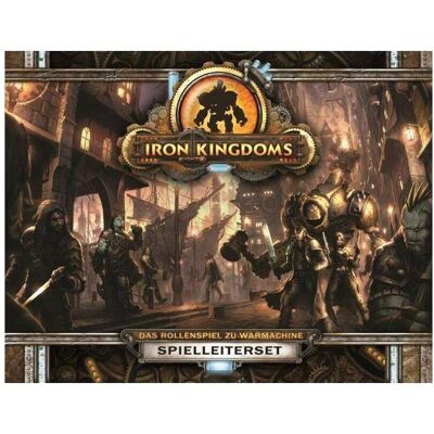 Ulisses Spiele PIP409D - Iron Kingdoms : Kit du meneur de jeu, couverture rigide (édition allemande) (Allemand, 3 - 12 Joueur) - Publicité Ulisses Spiele PIP409D - Iron Kingdoms : Kit du meneur de jeu, couverture rigide (édition allemande) (Allemand, 3 - 12 Joueur) - Publicité