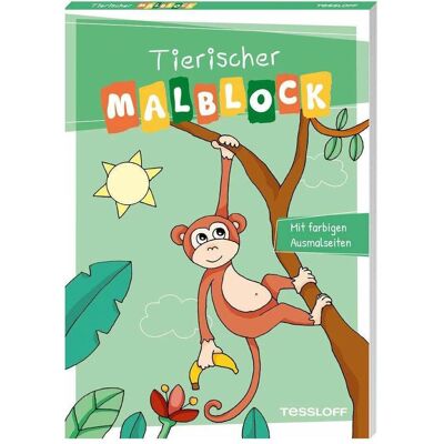 Tessloff Bloc de coloriage animalier - Publicité Tessloff Bloc de coloriage animalier - Publicité