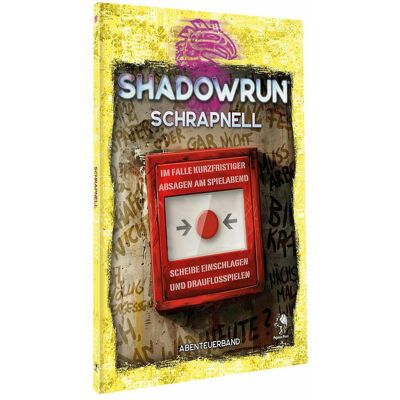 Pegasus Shadowrun : Schrapnell (couverture souple) (Allemand, 3 - 6 Joueur) - Publicité Pegasus Shadowrun : Schrapnell (couverture souple) (Allemand, 3 - 6 Joueur) - Publicité