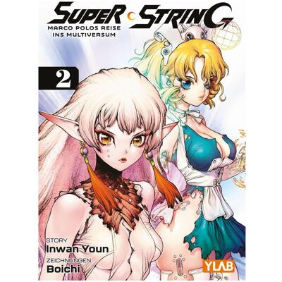 Panini Super String: Marco Polos Reise ins Multiversum 02, Fiction de Germán Elizondo, Boichi - Publicité Panini Super String: Marco Polos Reise ins Multiversum 02, Fiction de Germán Elizondo, Boichi - Publicité