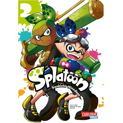 Carlsen Splatoon! 2, Fiction de Sankichi Hinodeya - Publicité Carlsen Splatoon! 2, Fiction de Sankichi Hinodeya - Publicité