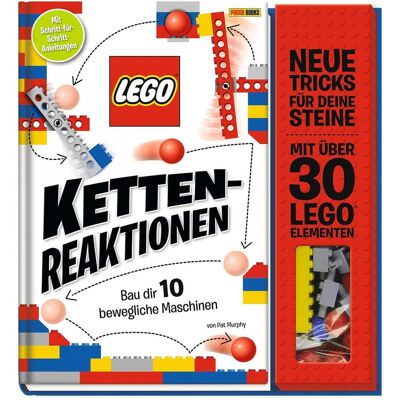 Panini Kettenreaktionen: Baue dir 10 bewegliche Maschinen, Livre pour enfants de Pat Murphy - Publicité Panini Kettenreaktionen: Baue dir 10 bewegliche Maschinen, Livre pour enfants de Pat Murphy - Publicité