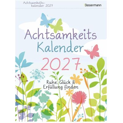 Bassermann, Calendrier + agenda, Achtsamkeitskalender 2027 - Publicité Bassermann, Calendrier + agenda, Achtsamkeitskalender 2027 - Publicité