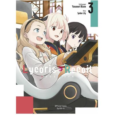Panini Lycoris Recoil 03, Fiction de Yasunori Bizen, Spider Lily, Jens Ossa, SpiderLily, YasunoriBizen - Publicité Panini Lycoris Recoil 03, Fiction de Yasunori Bizen, Spider Lily, Jens Ossa, SpiderLily, YasunoriBizen - Publicité