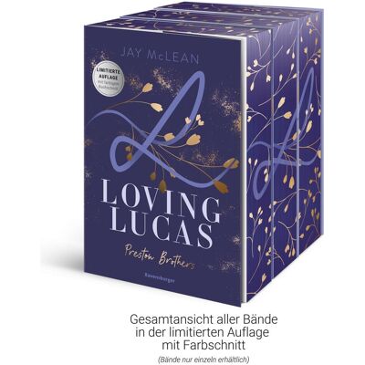 Ravensburger Preston Brothers, Band 1: Loving Lucas, Livre pour enfants de Andrea Janas, Sarah Heidelberger, Jay McLean - Publicité Ravensburger Preston Brothers, Band 1: Loving Lucas, Livre pour enfants de Andrea Janas, Sarah Heidelberger, Jay McLean - Publicité