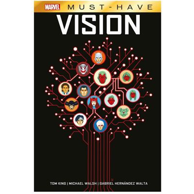 Panini Marvel Must-Have: Vision, Fiction de Gabriel Hernandez Walta, Horus W. Odenthal, Michael Walsh, Tom King - Publicité Panini Marvel Must-Have: Vision, Fiction de Gabriel Hernandez Walta, Horus W. Odenthal, Michael Walsh, Tom King - Publicité