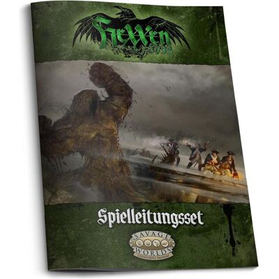 Ulisses Spiele HeXXen 1733 pour Savage Worlds - Kit de jeu - Publicité Ulisses Spiele HeXXen 1733 pour Savage Worlds - Kit de jeu - Publicité