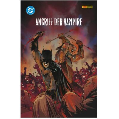 Panini DC-Horror: Angriff der Vampire (Pocket Edition), Fiction de Andreas Kasprzak, Jörg Fassbender, James Tynion IV, Matthew Rosenberg, Otto Schmidt, Francesco Mortarino, Simone Di Meo, Mike Bowden, Daniele Di Nicuolo, Neil Googe, Eduardo Mello - Publicité Panini DC-Horror: Angriff der Vampire (Pocket Edition), Fiction de Andreas Kasprzak, Jörg Fassbender, James Tynion IV, Matthew Rosenberg, Otto Schmidt, Francesco Mortarino, Simone Di Meo, Mike Bowden, Daniele Di Nicuolo, Neil Googe, Eduardo Mello - Publicité